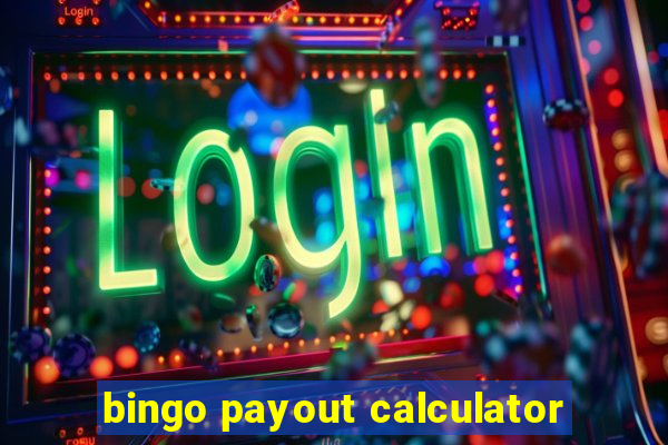 bingo payout calculator